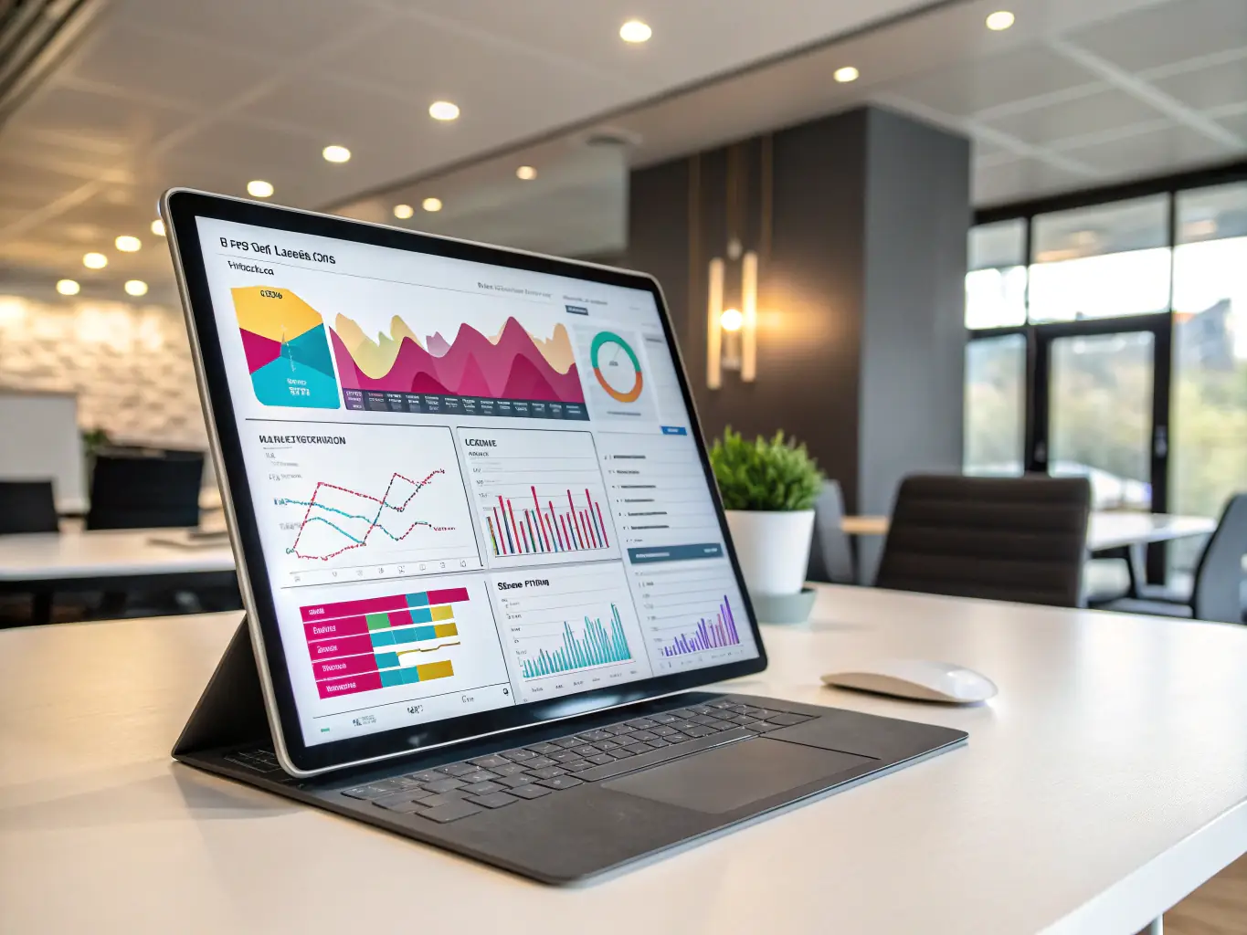 A visually striking image of a data dashboard displaying campaign performance metrics, highlighting key indicators such as conversion rates, click-through rates, and ROI, demonstrating Cherry Hot Media's expertise in campaign optimization.